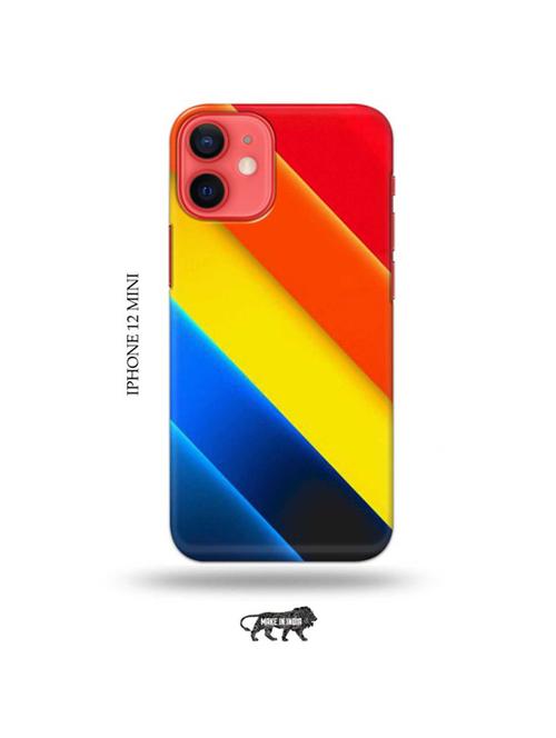 tweakymod designer printed hard case | cross strips back cover compatible with iphone 12 mini - 19023228 - Very Small Image - 1