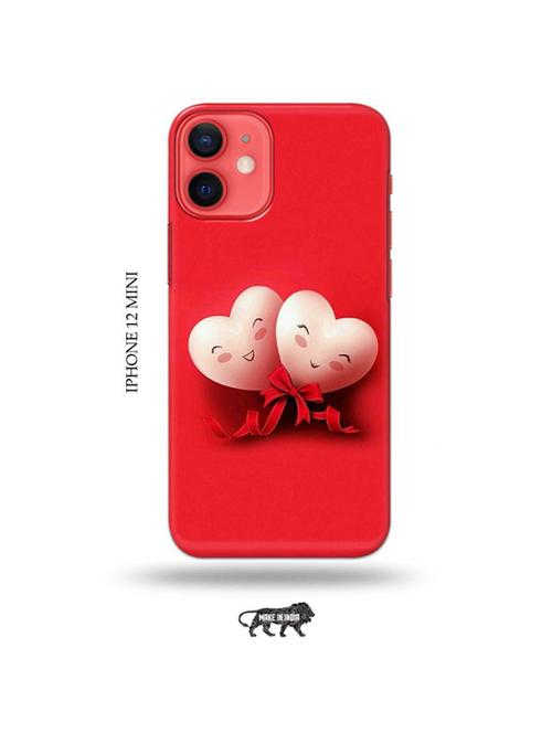 tweakymod designer printed hard case | love design back cover compatible with iphone 12 mini - 19023498 - Very Small Image - 1