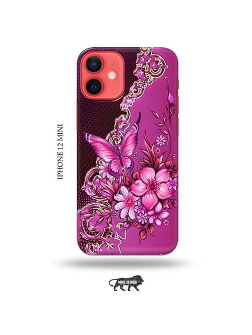 tweakymod designer printed hard case | flowers back cover compatible with iphone 12 mini - 19023525 - Very Small Image - 1