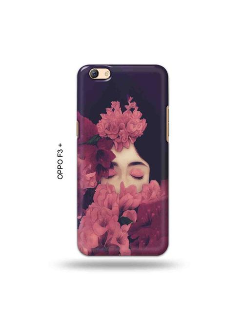 tweakymod designer printed hard case | shy girl back cover compatible with oppo f3 plus - 19024740 - Very Small Image - 1