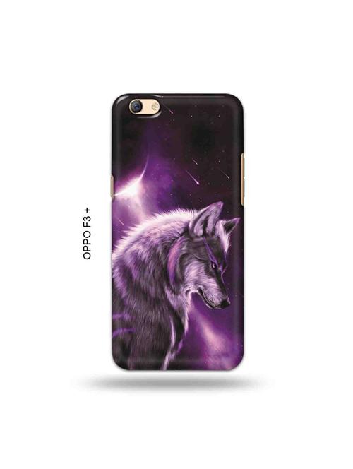 tweakymod designer printed hard case | fox back cover compatible with oppo f3 plus - 19024839 - Very Small Image - 1