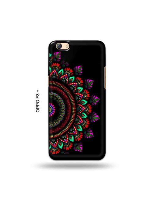 tweakymod designer printed hard case | aztec cercle back cover compatible with oppo f3 plus - 19024892 - Very Small Image - 1