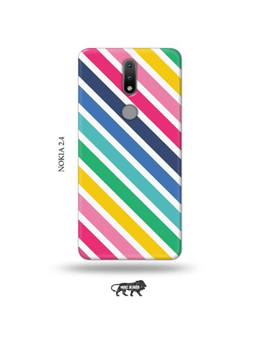 diagonal strips back cover compatible with nokia 2.4 - 19026557 - Very Small Image - 1