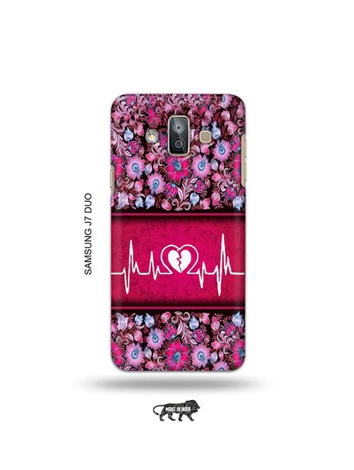 heart ecg back cover compatible with samsung j7 duo - 19027478 - Very Small Image - 1