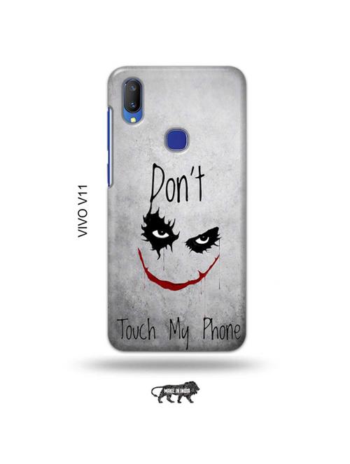 don't touch my phone back cover compatible with vivo v11 - 19028050 - Very Small Image - 1