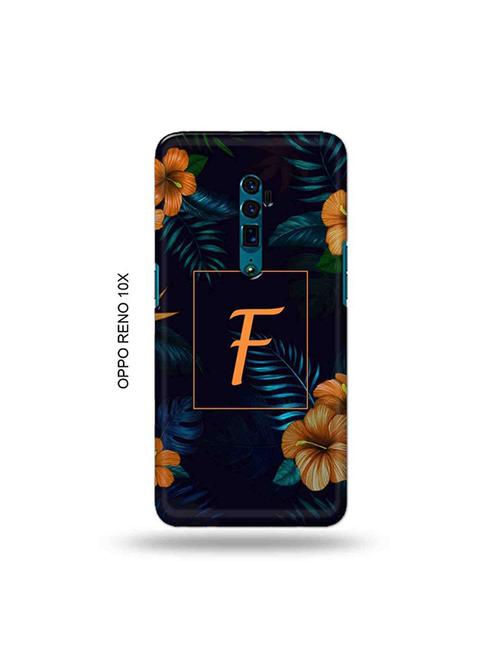 tweakymod designer printed hard case | floral f back cover compatible with oppo reno 10x zoom - 19028857 - Very Small Image - 1