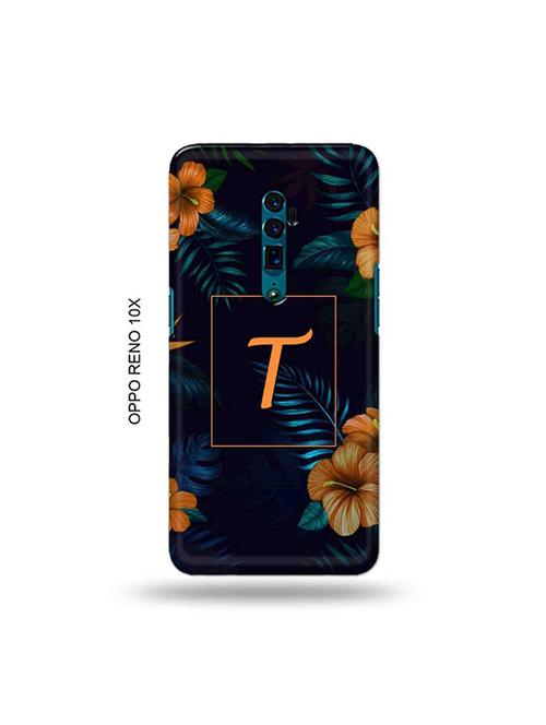 tweakymod designer printed hard case | floral t back cover compatible with oppo reno 10x zoom - 19028871 - Very Small Image - 1