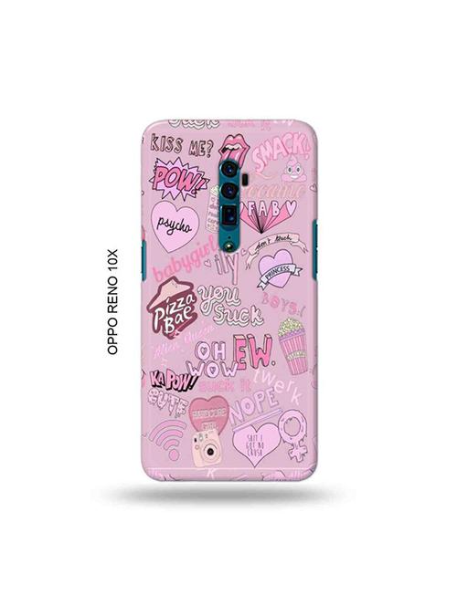 tweakymod designer printed hard case | baby girl back cover compatible with oppo reno 10x zoom - 19028887 - Very Small Image - 1