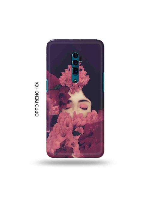 tweakymod designer printed hard case | shy girl back cover compatible with oppo reno 10x zoom - 19028892 - Very Small Image - 1