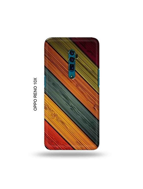 tweakymod designer printed hard case | wooden back cover compatible with oppo reno 10x zoom - 19028931 - Very Small Image - 1