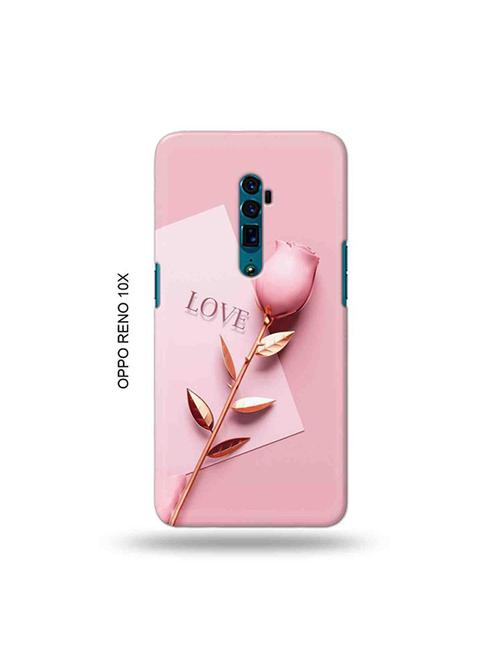 tweakymod designer printed hard case | flower love back cover compatible with oppo reno 10x zoom - 19029220 - Very Small Image - 1