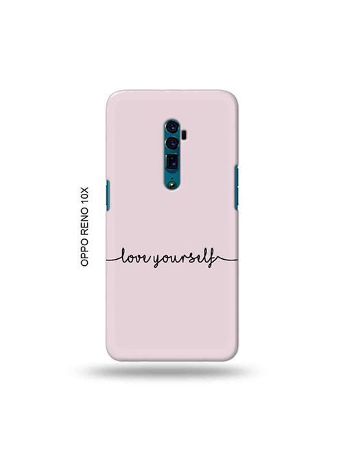 tweakymod designer printed hard case | love yourself back cover compatible with oppo reno 10x zoom - 19029221 - Very Small Image - 1