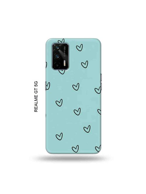 hearts back cover compatible with realme gt 5g, x7 max - 19029734 - Very Small Image - 1
