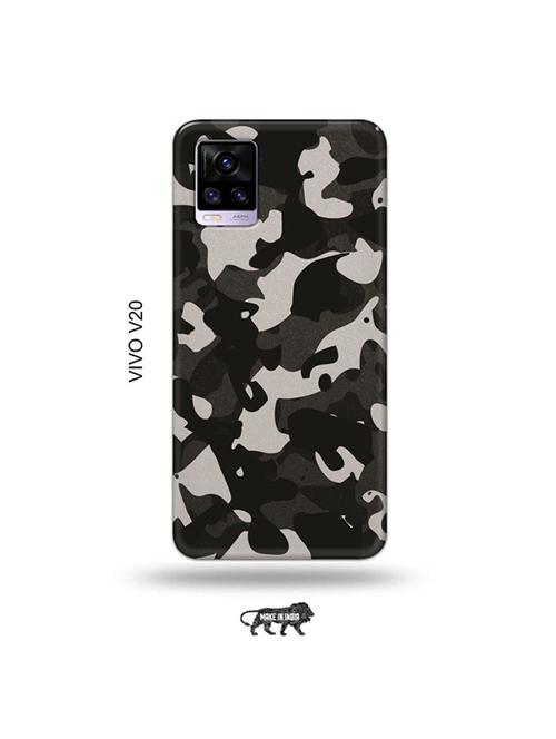 tweakymod designer printed hard case | camouflage back cover compatible with vivo v20 - 19030997 - Very Small Image - 1