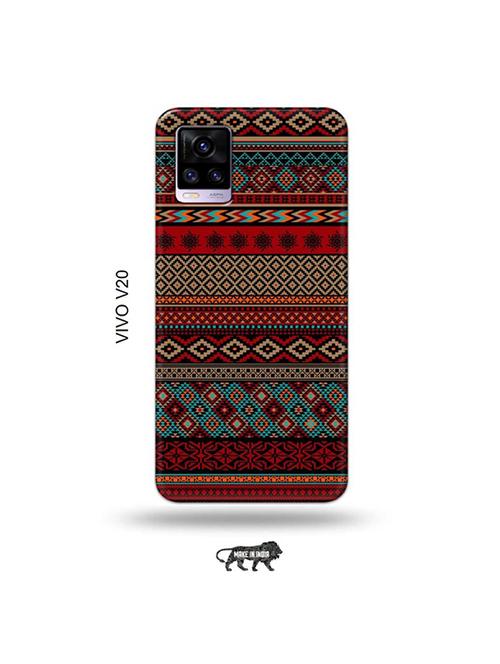 tweakymod designer printed hard case | kalankaari back cover compatible with vivo v20 - 19031121 - Very Small Image - 1