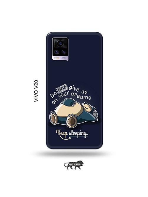 dreams quote back cover compatible with vivo v20 - 19031248 - Very Small Image - 1
