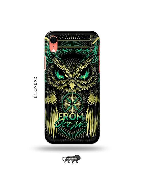 tweakymod designer printed hard case | deadly owl back cover compatible with iphone xr - 19031692 - Very Small Image - 1