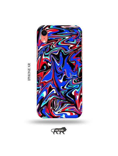 messy colour black back cover compatible with iphone xr - 19031763 - Very Small Image - 1