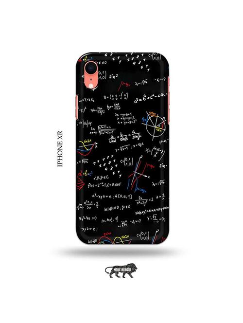 tweakymod designer printed hard case | maths nerdy back cover compatible with iphone xr - 19031862 - Very Small Image - 1