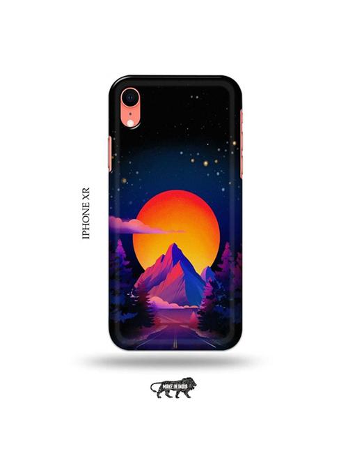 tweakymod designer printed hard case | mountain back cover compatible with iphone xr - 19031891 - Very Small Image - 1