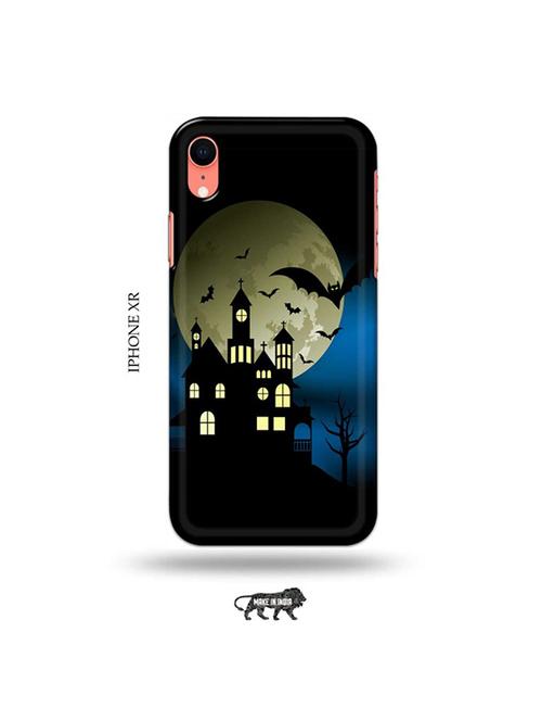 tweakymod designer printed hard case | night castle back cover compatible with iphone xr - 19031895 - Very Small Image - 1