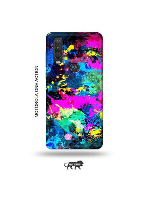 tweakymod designer printed hard case | abstract back cover compatible with motorola one action - 19032552 - Very Small Image - 1