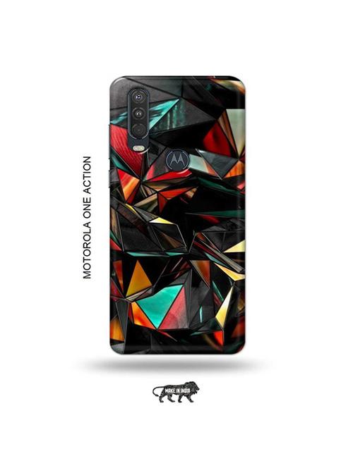 tweakymod designer printed hard case | hex glasses back cover compatible with motorola one action - 19032558 - Very Small Image - 1