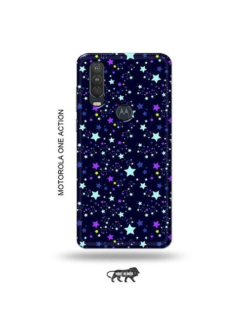 tweakymod designer printed hard case | stars back cover compatible with motorola one action - 19032561 - Very Small Image - 1