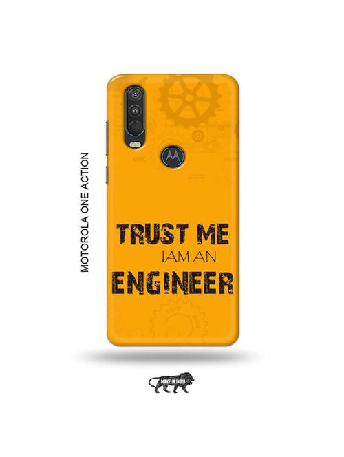 trust me i am engineer back cover compatible with motorola one action - 19032643 - Very Small Image - 1