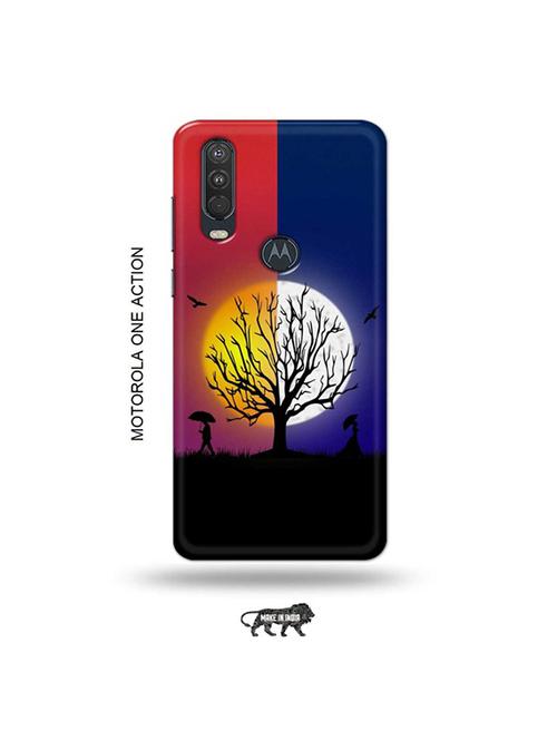 tweakymod designer printed hard case | two worlds back cover compatible with motorola one action - 19032767 - Very Small Image - 1