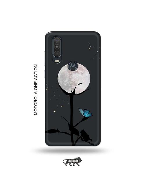 tweakymod designer printed hard case | flowers back cover compatible with motorola one action - 19032887 - Very Small Image - 1