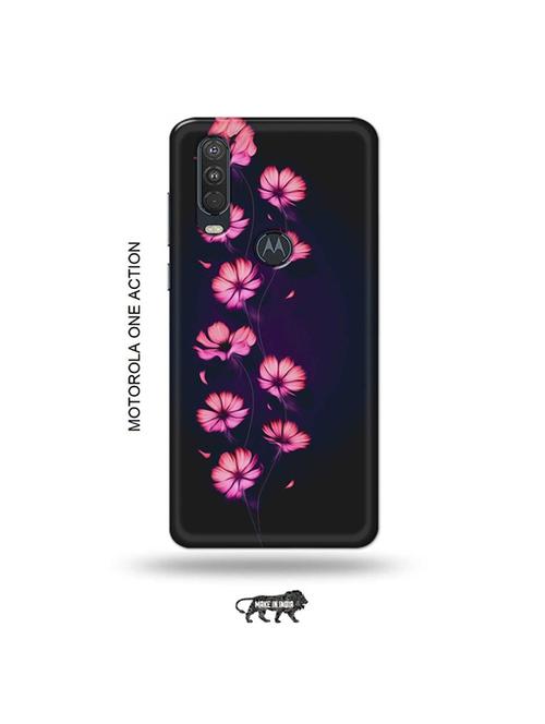 tweakymod designer printed hard case | flowers back cover compatible with motorola one action - 19032897 - Very Small Image - 1