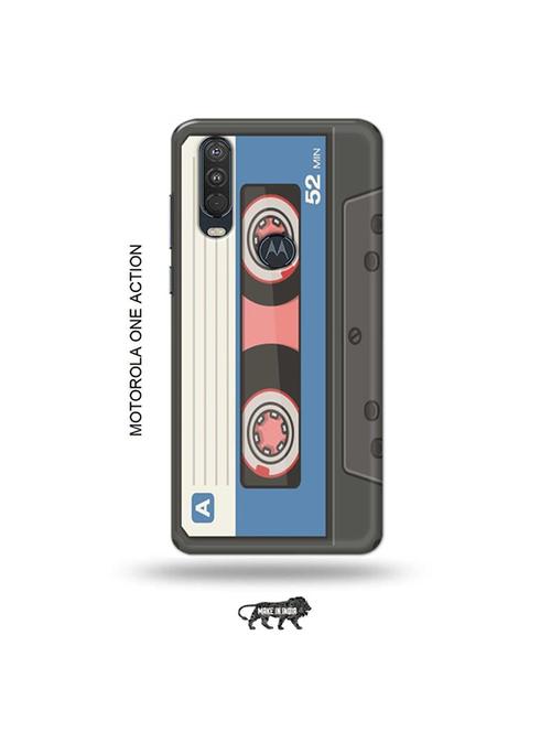 tweakymod designer printed hard case | casatte back cover compatible with motorola one action - 19032921 - Very Small Image - 1