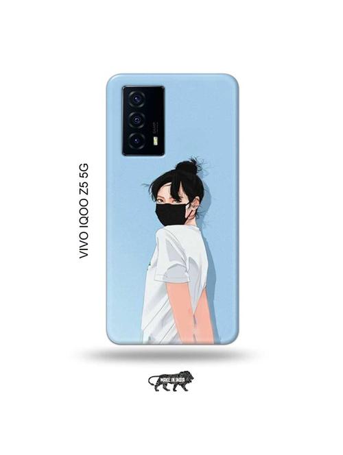 tweakymod designer printed hard case | musk up girl back cover compatible with vivo iqoo z5 5g - 19033575 - Very Small Image - 1