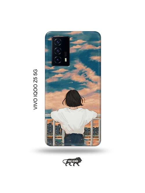 tweakymod designer printed hard case | art scene back cover compatible with vivo iqoo z5 5g - 19033577 - Very Small Image - 1
