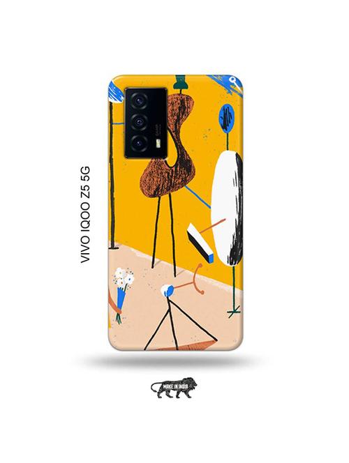 tweakymod designer printed hard case | tribal art back cover compatible with vivo iqoo z5 5g - 19033624 - Very Small Image - 1