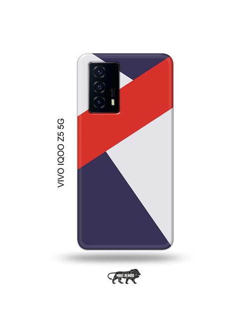 tweakymod designer printed hard case | colour strips back cover compatible with vivo iqoo z5 5g - 19033626 - Very Small Image - 1