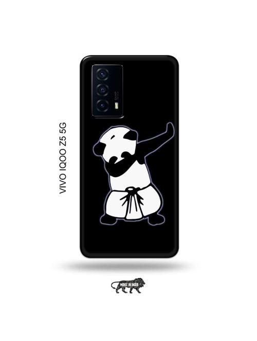 tweakymod designer printed hard case | panda dab back cover compatible with vivo iqoo z5 5g - 19033651 - Very Small Image - 1