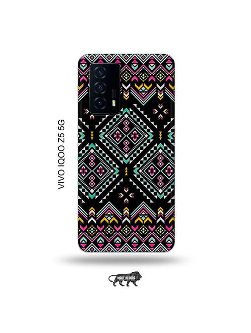 tweakymod designer printed hard case | aztec back cover compatible with vivo iqoo z5 5g - 19033710 - Very Small Image - 1
