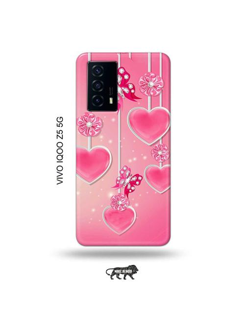 hearts back cover compatible with vivo iqoo z5 5g - 19033889 - Very Small Image - 1