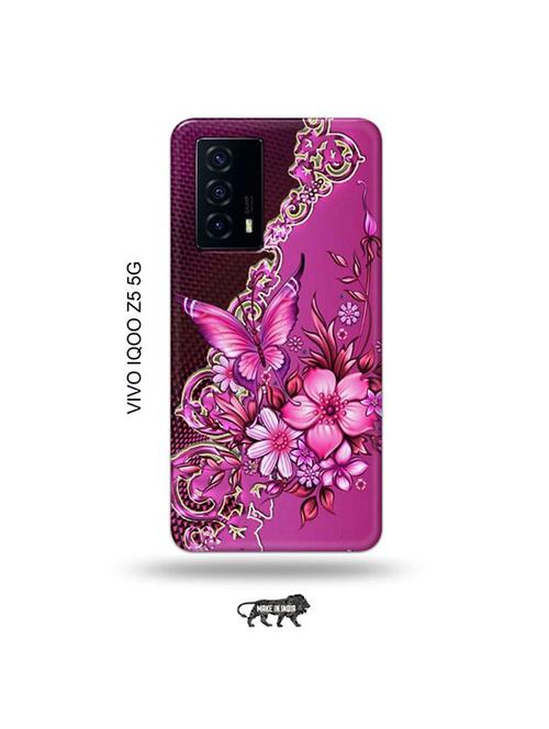 tweakymod designer printed hard case | flowers back cover compatible with vivo iqoo z5 5g - 19033905 - Very Small Image - 1