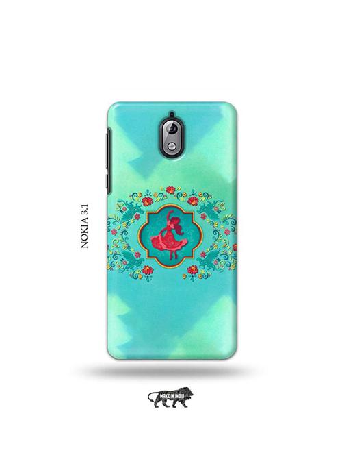 tweakymod designer printed hard case | indie girl back cover compatible with nokia 3.1 - 19034081 - Very Small Image - 1