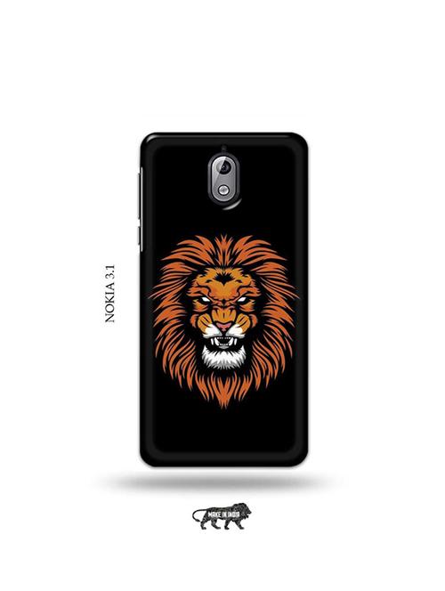 tweakymod designer printed hard case | lions back cover compatible with nokia 3.1 - 19034180 - Very Small Image - 1