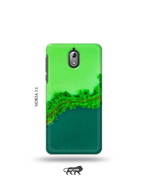 nature green back cover compatible with nokia 3.1 - 19034228 - Very Small Image - 1