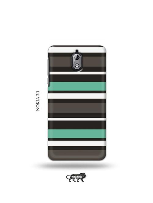 tweakymod designer printed hard case | strips back cover compatible with nokia 3.1 - 19034348 - Very Small Image - 1
