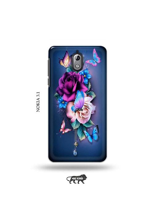 tweakymod designer printed hard case | flowers back cover compatible with nokia 3.1 - 19034420 - Very Small Image - 1