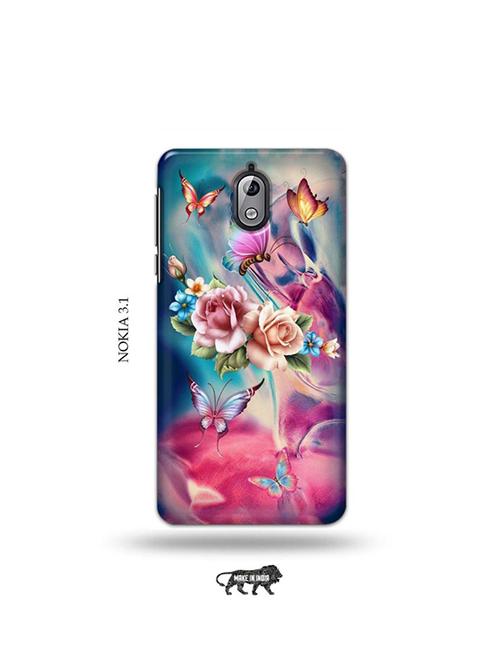 tweakymod designer printed hard case | flowers back cover compatible with nokia 3.1 - 19034452 - Very Small Image - 1
