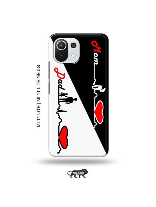 tweakymod designer printed hard case | mom dad back cover compatible with mi 11 lite, xiaomi 11 lite ne 5g - 19034495 - Very Small Image - 1