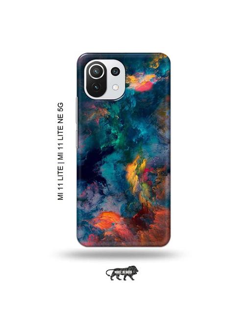 abstract colours back cover compatible with mi 11 lite, xiaomi 11 lite ne 5g - 19034876 - Very Small Image - 1