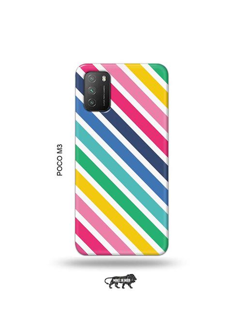 diagonal strips back cover compatible with poco m3 - 19035378 - Very Small Image - 1